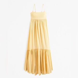 Abercrombie & Fitch Yellow Maxi Dress
